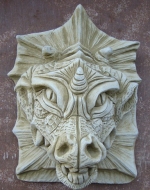 Dragons Head Plaque ADW4022